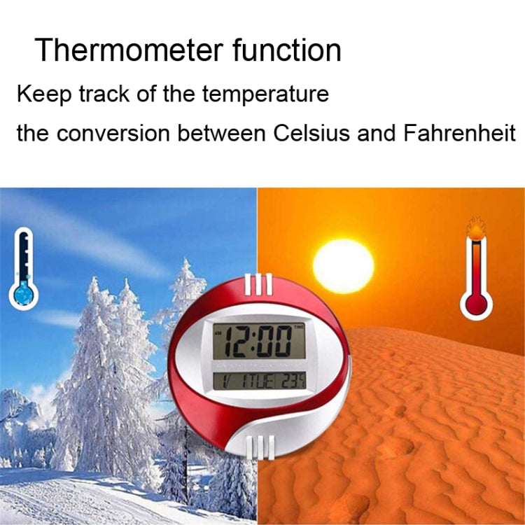 3885N Modern Silent Electronic Clock LCD Large Character Clock