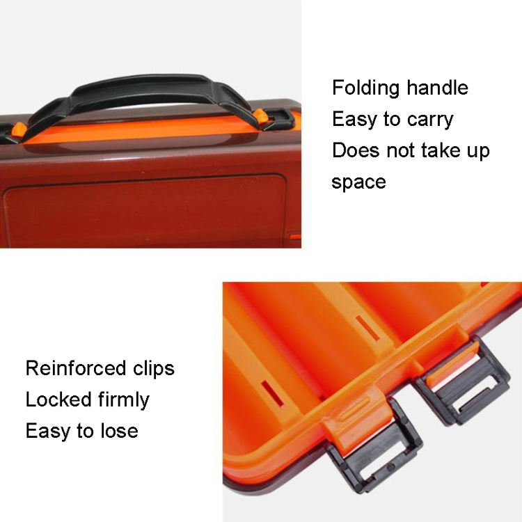 Double Side Luya Tool Box Translucent Bait Organizer