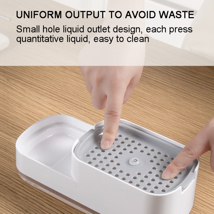 Soap Dispenser Bottle Automatic Liquid Soap Dispenser Kitchen Sponge Brush Storage Box