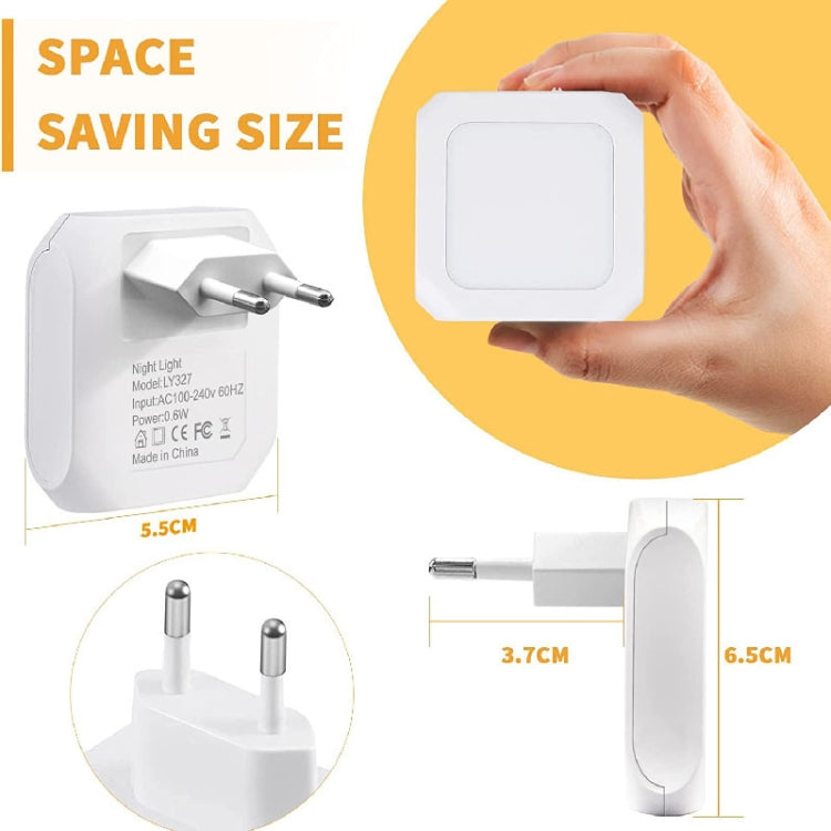 Stepless Dimming Induction Night Light Square Light Guide Plate Baby Night Light