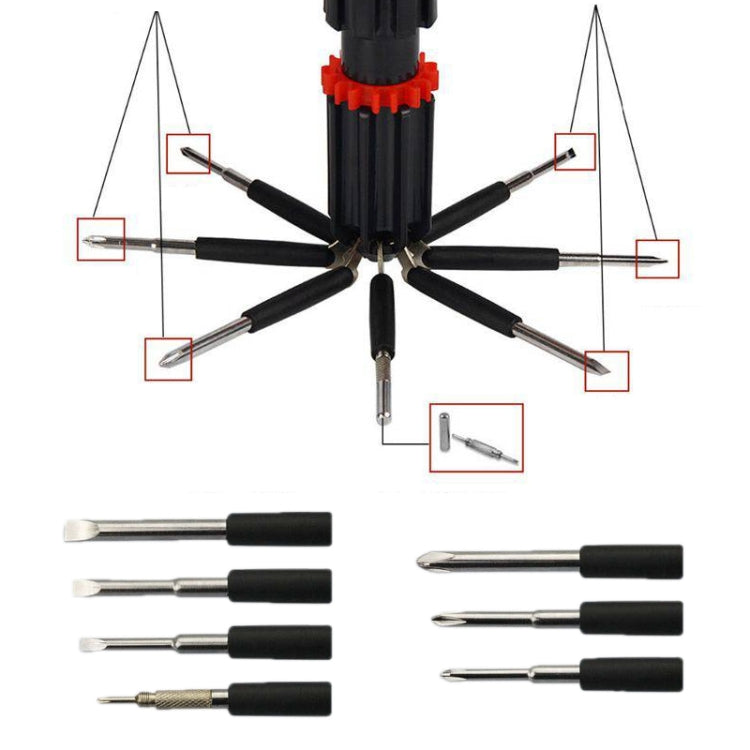 Multifunctional Car Safety Hammer with Screwdriver Flashlight