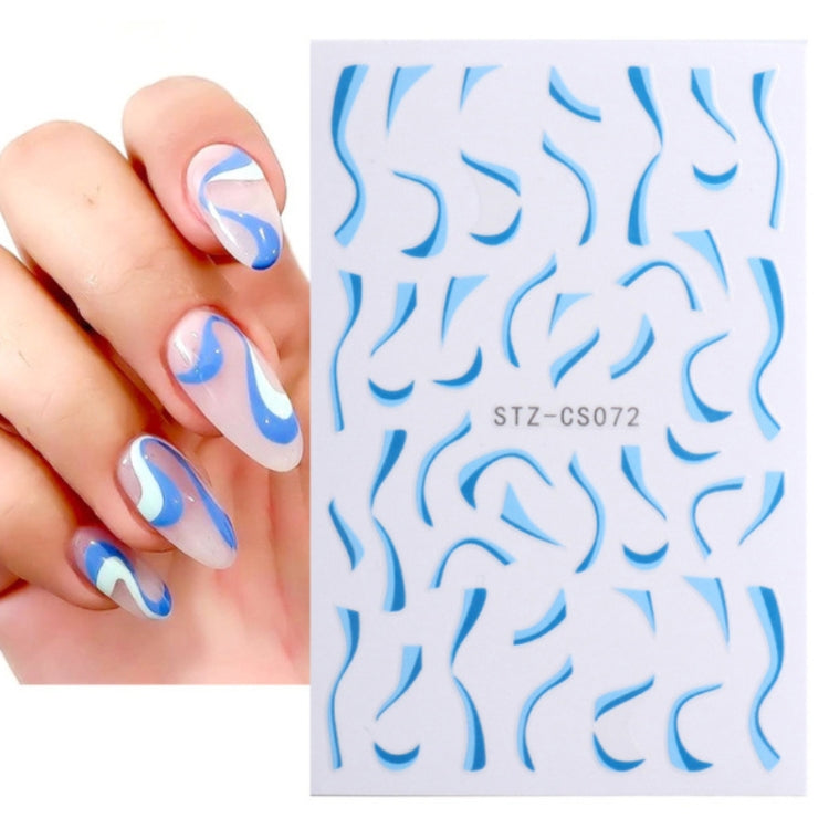 French Style Manicure Sticker Pop Stripe Line Nail Sticker