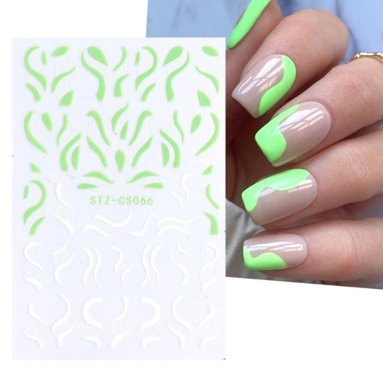 French Style Manicure Sticker Pop Stripe Line Nail Sticker
