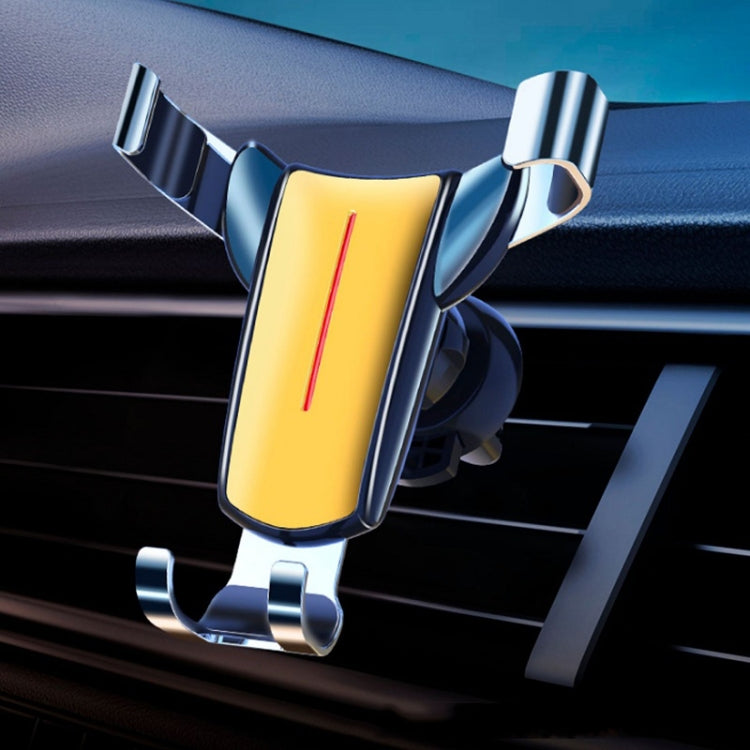 Air Outlet Triangular Gravity Sensor Car Mobile Phone Holder