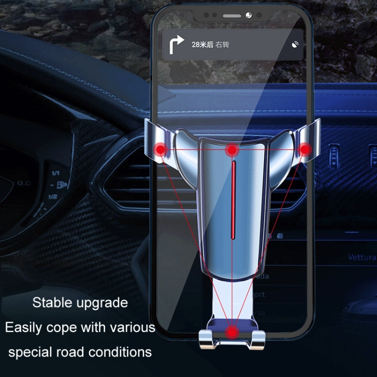 Air Outlet Triangular Gravity Sensor Car Mobile Phone Holder