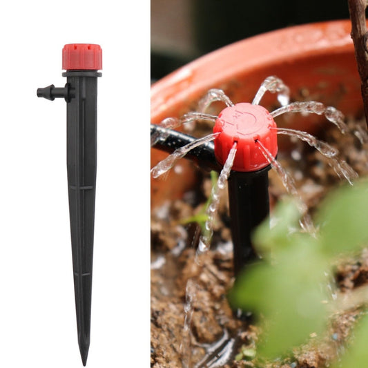 FH-118 13cm Adjustable 8 Holes Ground Plug Dripper Garden Irrigation System Watering Nozzle