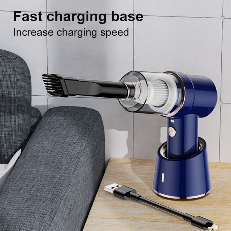 SUITU  ST-6638 Car Wireless Vacuum Cleaner Suction and Blower Integrated With Light ,Spec: