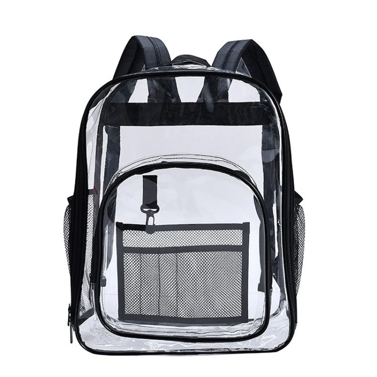 PVC Transparent Waterproof Backpack Student School Bag