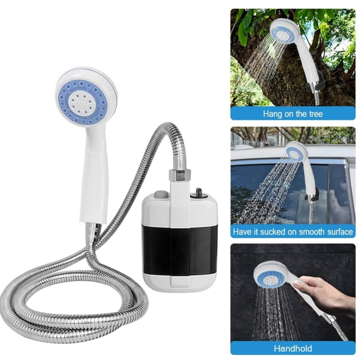 KE-801 Outdoor Electric Shower Camping Rechargeable Portable Shower Head
