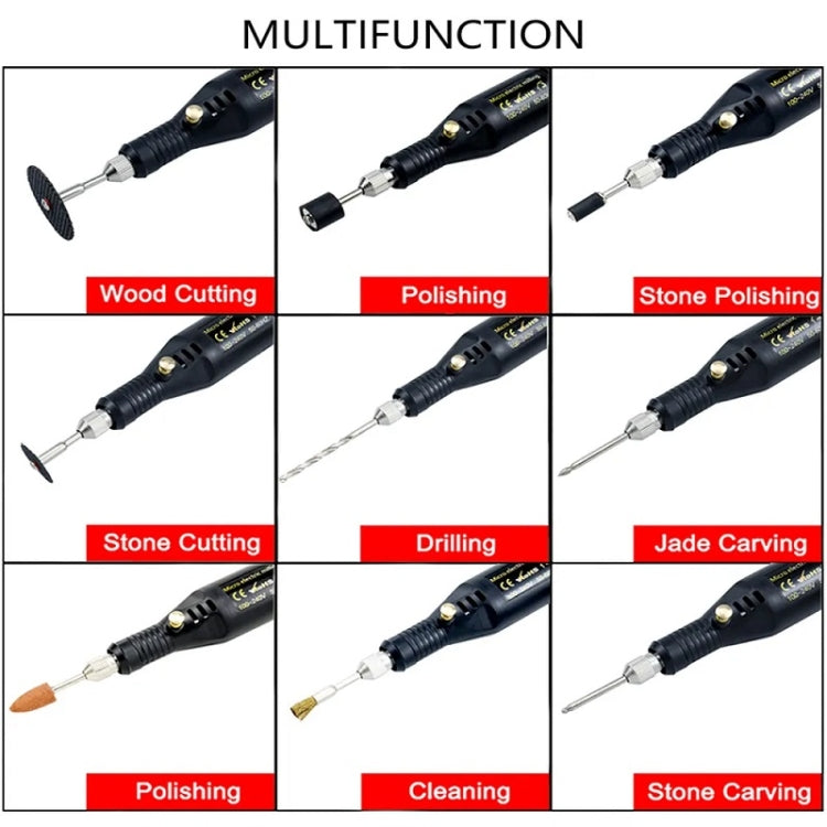 70pcs/set Mini Electric Speed Adjustable Engraving Pen Micro Electric Drill