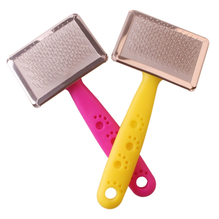 BG-W1347 Pet Hair Removal Massage Comb Dog Cleaning Tools, Random Color Delivery