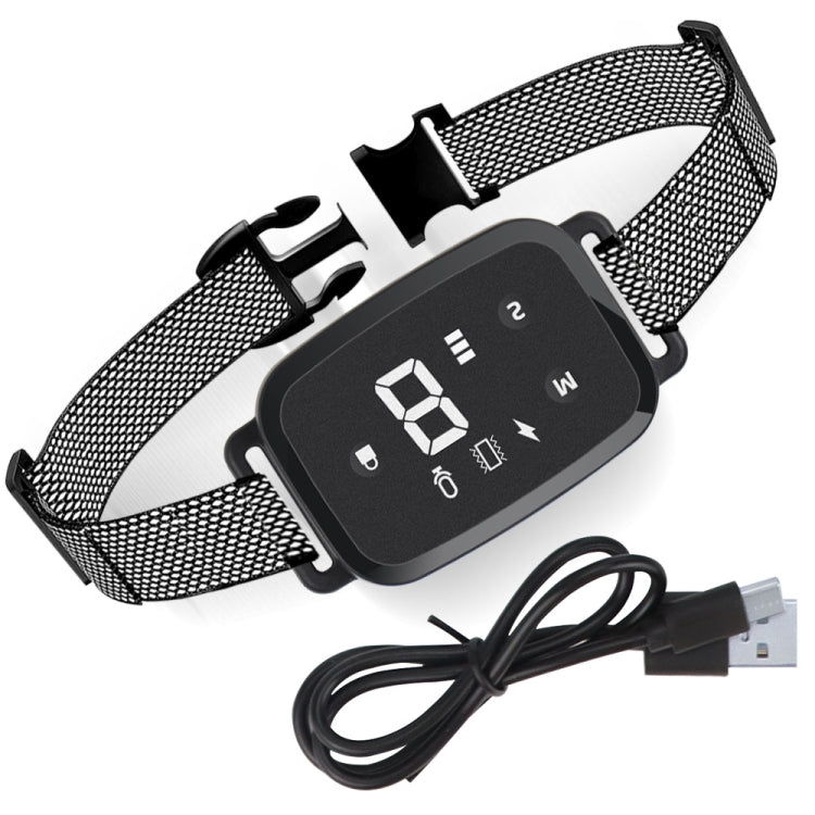 PT221 Intelligent Automatic Electric Strike Collar Touch Digital Display Rechargeable Waterproof Dog Trainer Stop Barker