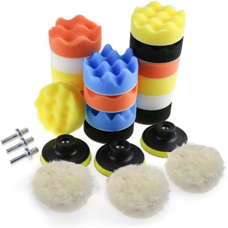 3 Inch Polishing Waxing Pad Sponge Buffing Kit