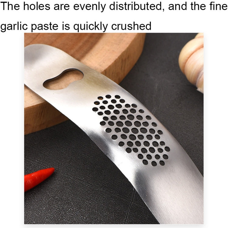 WGKT0089 430 Stainless Steel Boat Shaped Garlic Grinder Manual Garlic Press Tools Kitchen Gadgets, Garlic Grinder(Style 2), Garlic Grinder(Style 1)