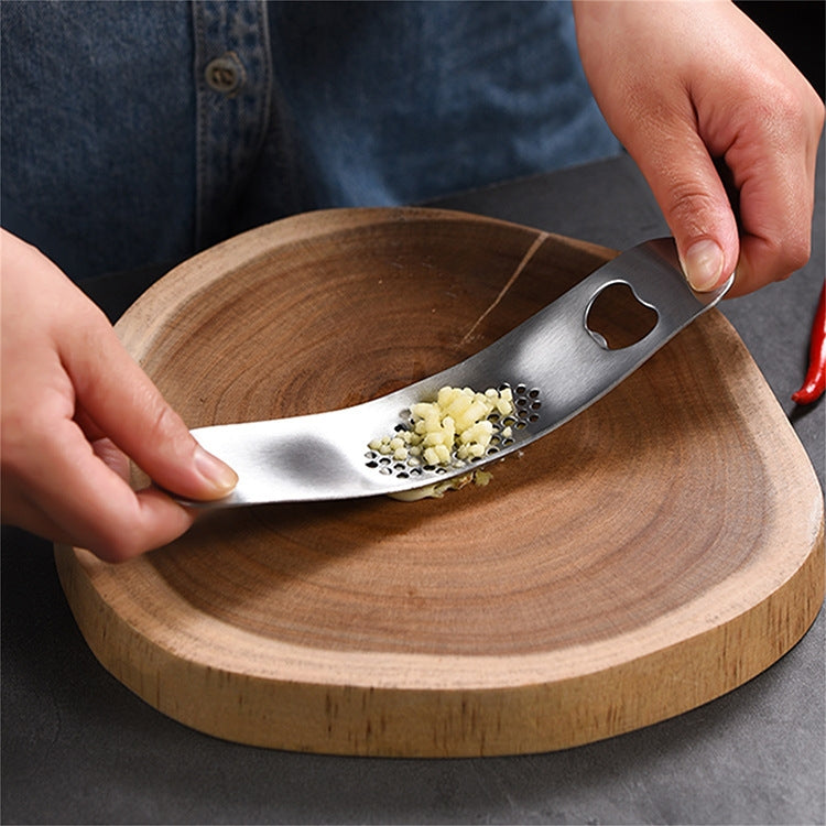 WGKT0089 430 Stainless Steel Boat Shaped Garlic Grinder Manual Garlic Press Tools Kitchen Gadgets, Garlic Grinder(Style 2), Garlic Grinder(Style 1)