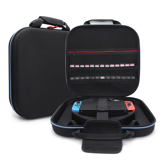 For Nintendo Switch Double Fitness Ring Storage Bag EVA Portable Hard Shell Host Package Accessories