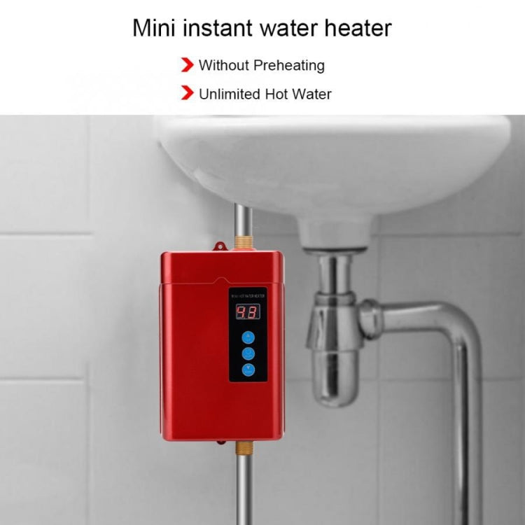 Electric Water Heater With Remote Control Adjustable Temperate
