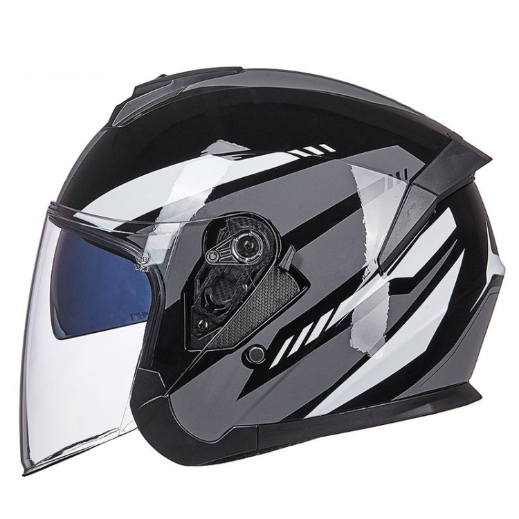 GXT Electric Vehicle Four Seasons Sun Protection & Windshield Double Lens Helmet, M, L