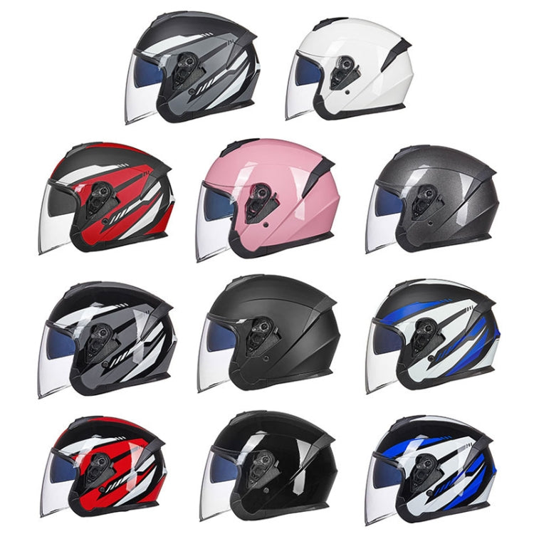 GXT Electric Vehicle Four Seasons Sun Protection & Windshield Double Lens Helmet, M, L