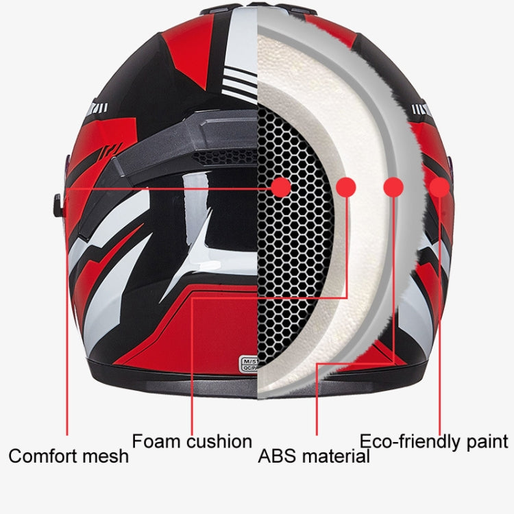GXT Electric Vehicle Four Seasons Sun Protection & Windshield Double Lens Helmet, M, L