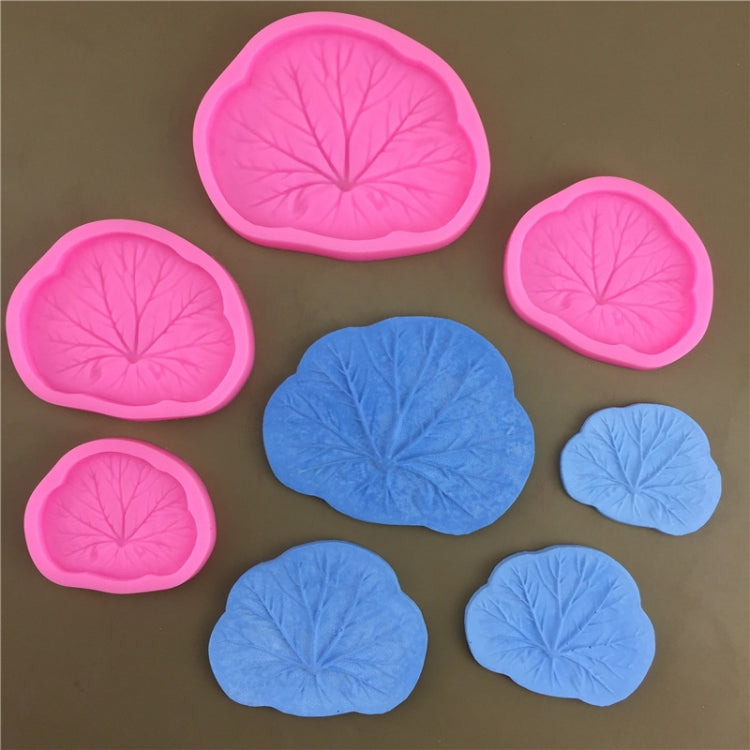 3pcs Lotus Leaf Silicone Epoxy Fondant Decoration Mold