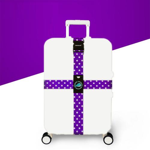 Cross Luggage Strap Without Combination Lock