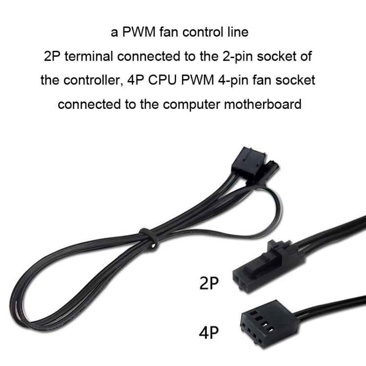 PWM Fan Hub Computer CPU Fan Extender