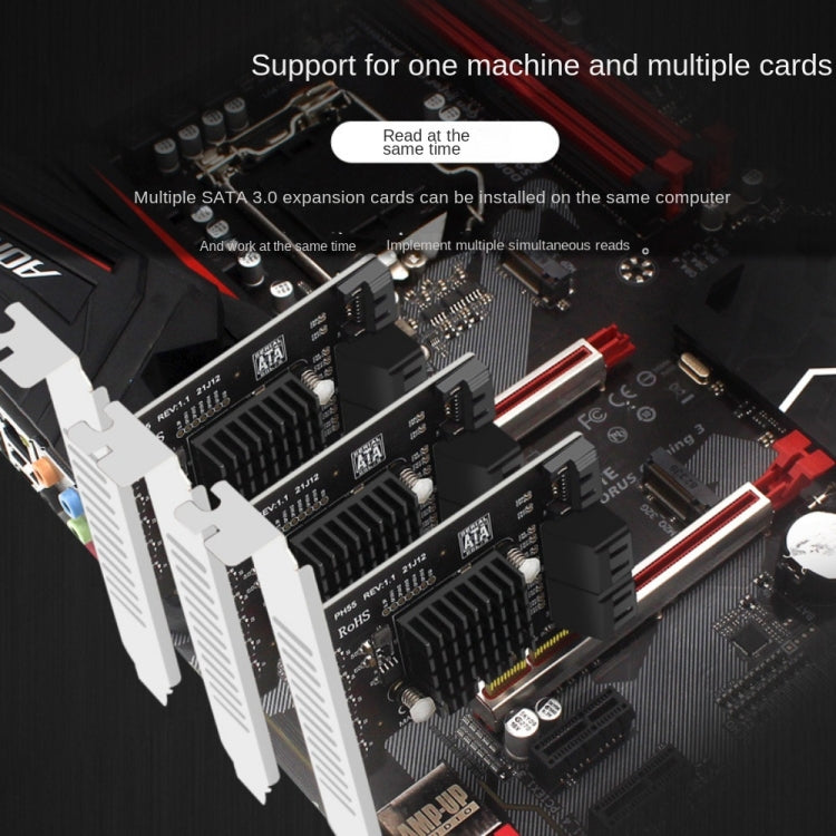 PCI-E To 5 SATA 3.0 Expansion Card