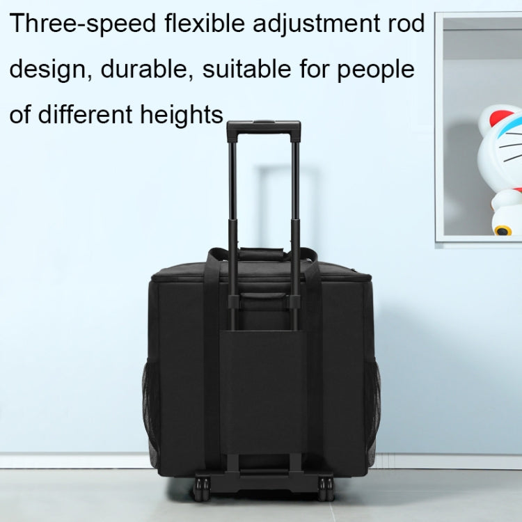 BUBM Computer Host Detachable Trolley Shockproof Waterproof Storage Bag With Wheels