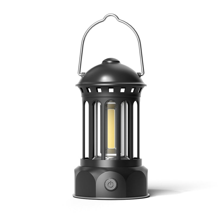 Battery Model COB Portable Outdoor Camping Lamp Atmosphere Tent Lamp Retro Lamp, Battery Small Green, Battery Small Black, Battery Small Beige, Battery Small Red, Battery Large Beige, Battery Large Black, Battery Large Green, Battery Large Red