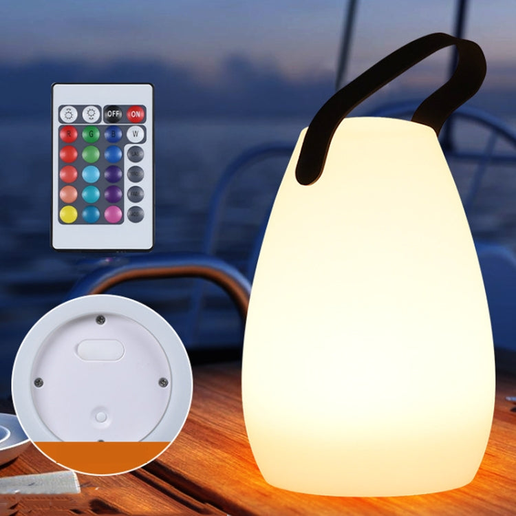 16 Colors LED Night Light with Handle Hanging Lantern USB Rechargeable Table Lamp