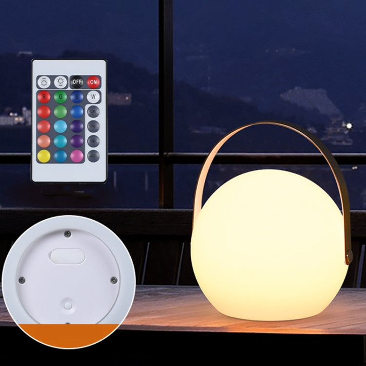 16 Colors LED Night Light with Handle Hanging Lantern USB Rechargeable Table Lamp