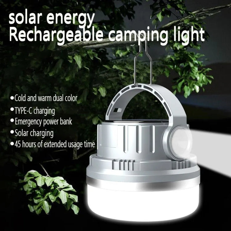 M10 Solar Tent Light With Portable Power Supply Handheld Camping Light Outdoor Vintage Mood Lights