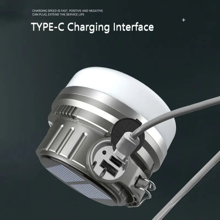 M10 Solar Tent Light With Portable Power Supply Handheld Camping Light Outdoor Vintage Mood Lights