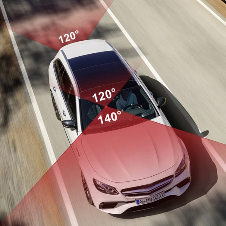 3 Lens Video HD 1080P Multi-Language Driving Recorder