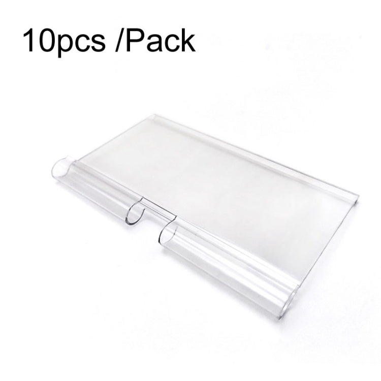 10pcs /Pack Label Strip Supermarket Display Price Sign