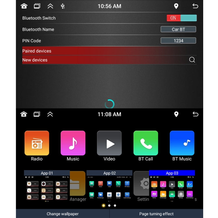 For Mercedes-Benz B200 Car Android Navigation Bluetooth FM Radio