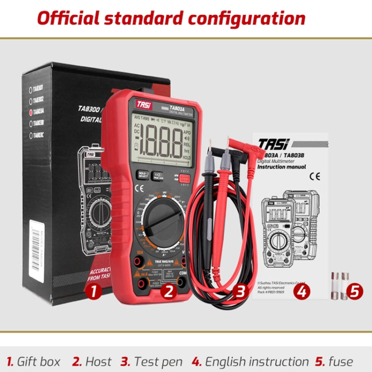 Digital High Precision Multimeter Digital Display Household Multifunction Electrician Multimeter