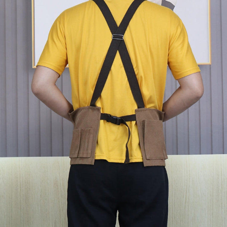Canvas Electric Craftsmen Multi Pocket Tool Apron