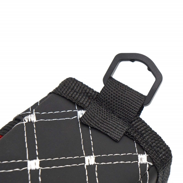 2pcs Car Air Outlet Sundries Storage Bag With Net Pocket