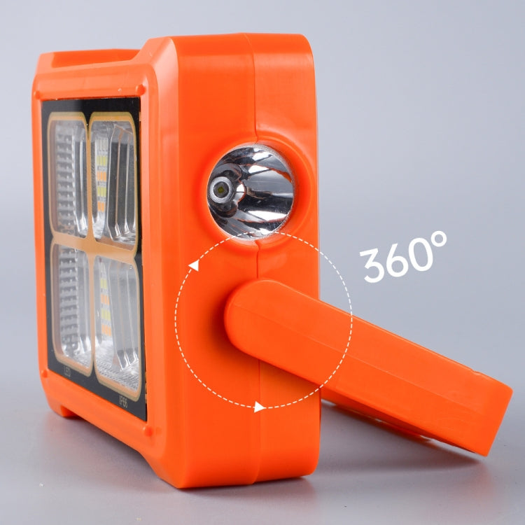 Solar Flood Light Portable Flashlight Emergency Work Light