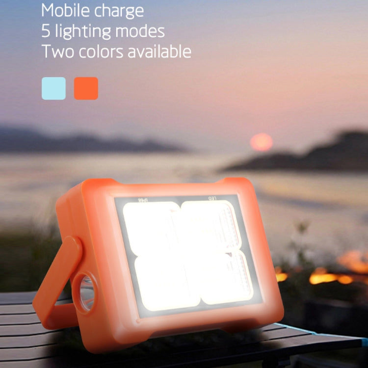 Solar Flood Light Portable Flashlight Emergency Work Light