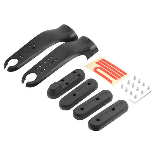 For Xiaomi M365 / PRO / 1S Skateboard Accessories Front Fork Plastic Protection Cover Reflecting Bar Set