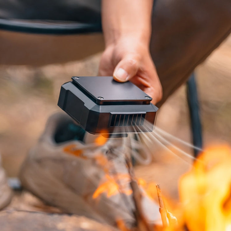 Outdoor Waist-mounted Lighting Fan with Power Function Multifunctional Bracket Hanging Neck Fan