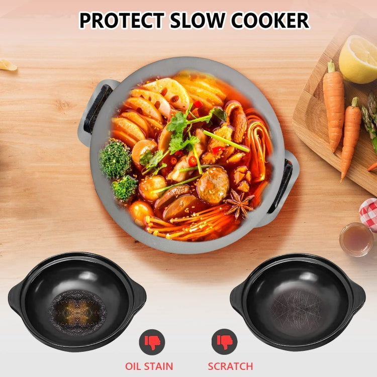 6QT Silicone Slow Cooke Liners Reusable Leakproof Crock Pot Liners