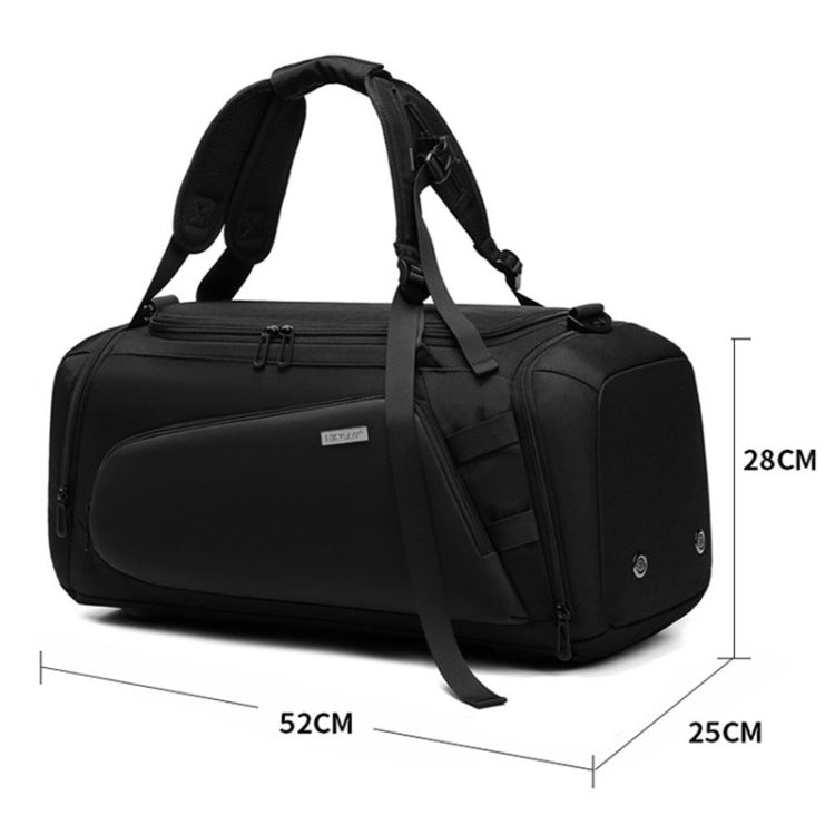 MINGLU Large-Capacity Dry And Wet Separation Gym Bag Messenger Training Bag
