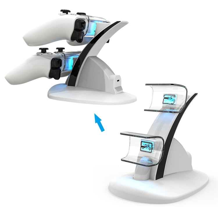 iplay HBP-253 For PS5 Game Wireless Handle Double Charging Base Placement Bracket