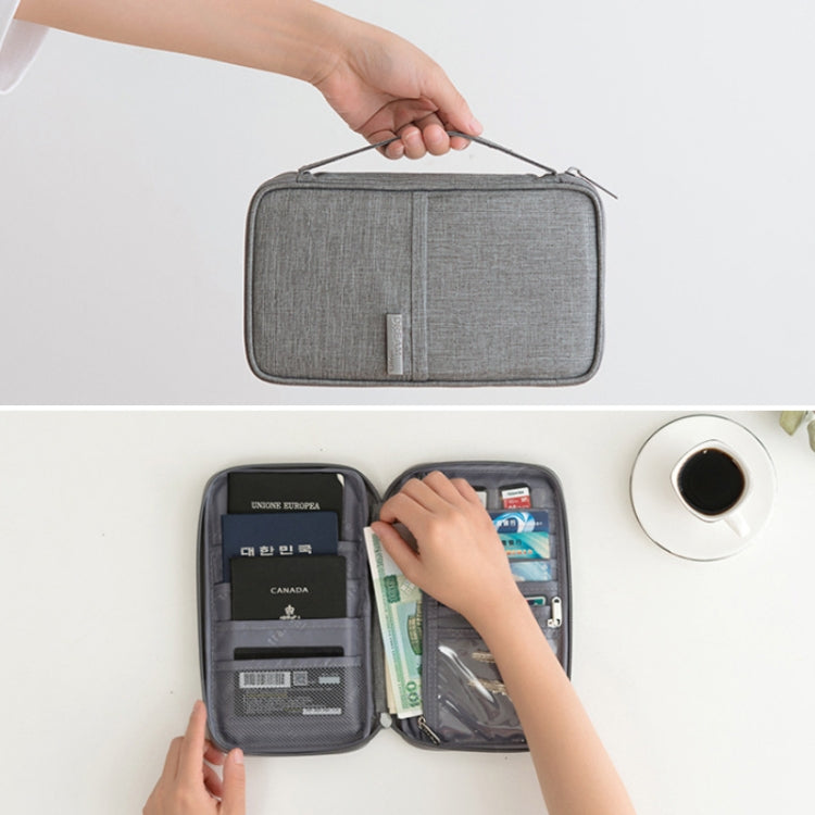 Travel Waterproof Dustproof Portable Passport Document Bag