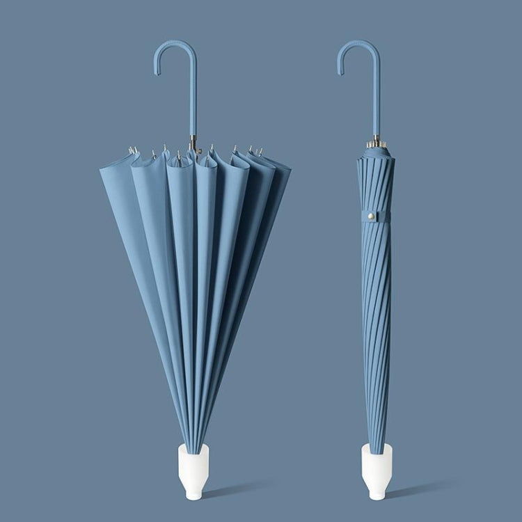 16 Bone Automatic Long Handle Double Sunny And Rain Dual Use Umbrella