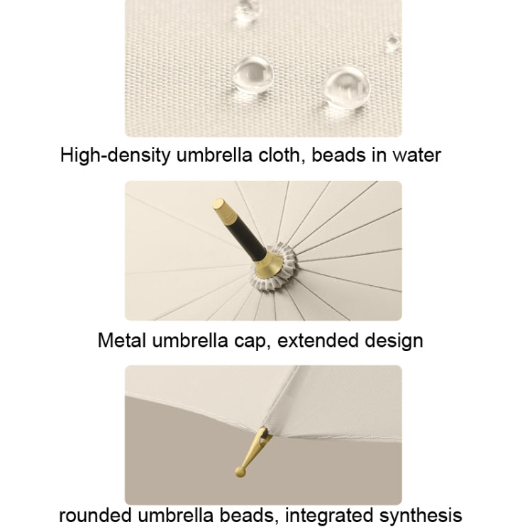 16 Bone Automatic Long Handle Double Sunny And Rain Dual Use Umbrella